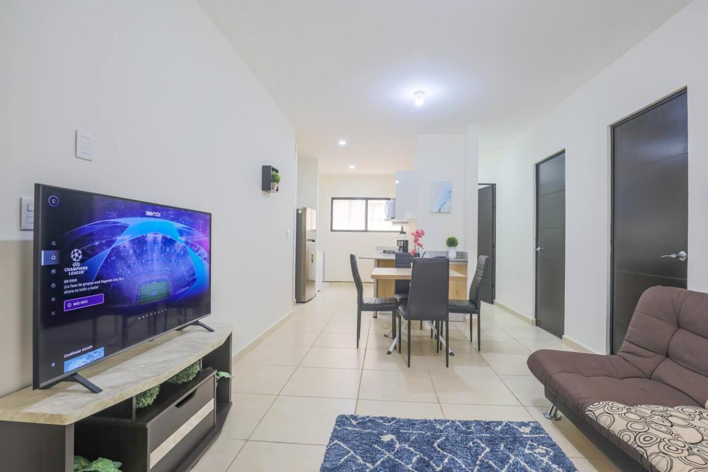 Departamento Lirios Residencial Para 5 Alberca Cancún Zewnętrze zdjęcie